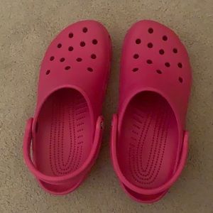 pink crocs!